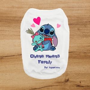 Ohana means family dog shirt